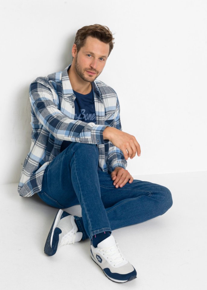 Flanell-Langarmhemd
