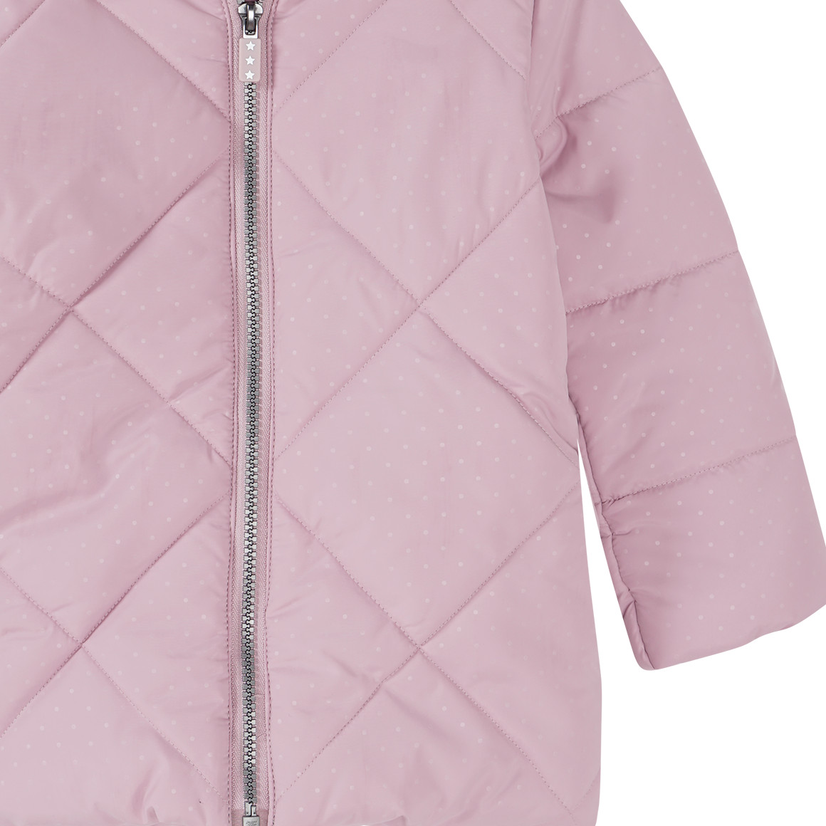Mädchen Steppjacke mit feinen Pünktchen