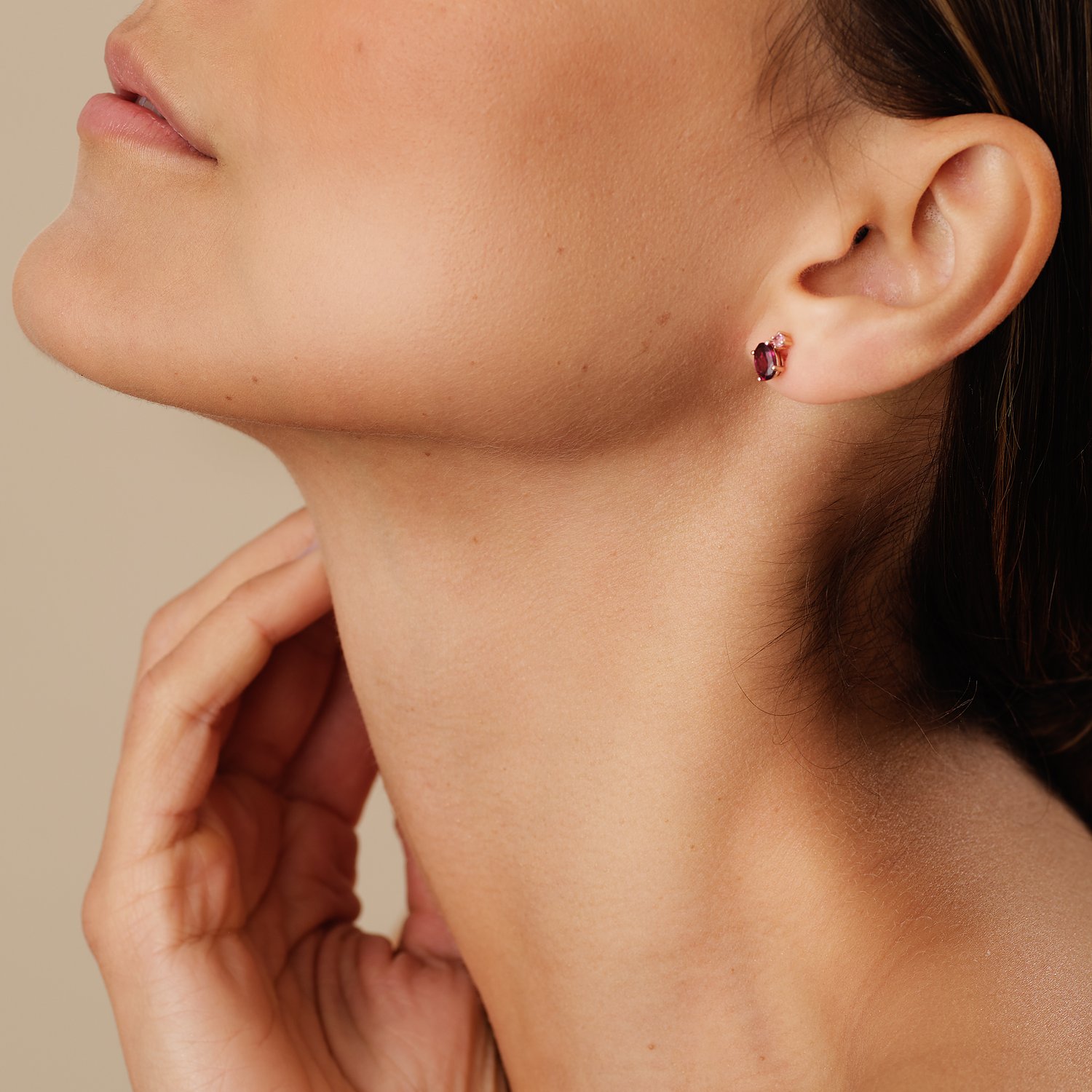 Ohrstecker 375er Roségold