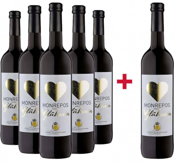 5+1 Paket Monrepos Herzogs Glühwein - Weingut Herzog von Württemberg