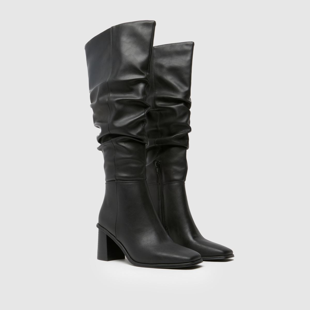 Schuh – Daria – Svarta knähöga stövlar