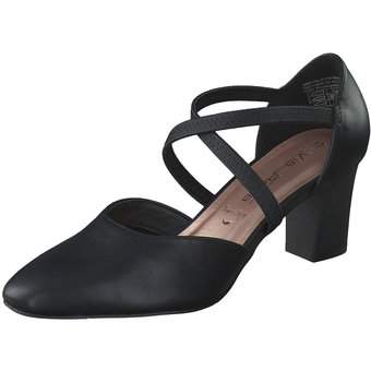 Via della Rosa Spangenpumps in schwarz
