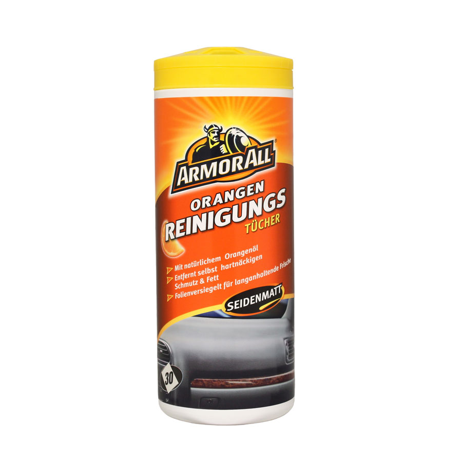Armor All Kunstoffpflegetücher orange matt 30 Stück - ATU