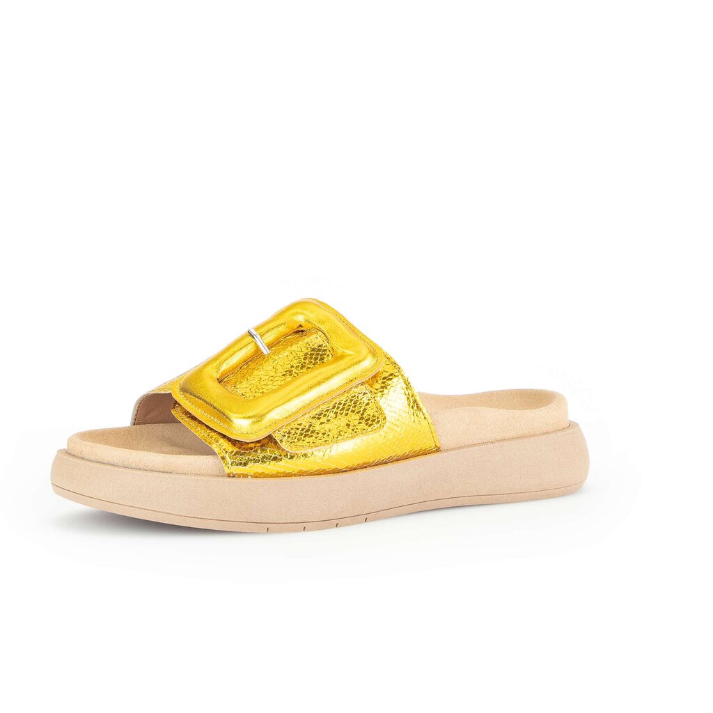 Gabor fashion Pantolette gelb