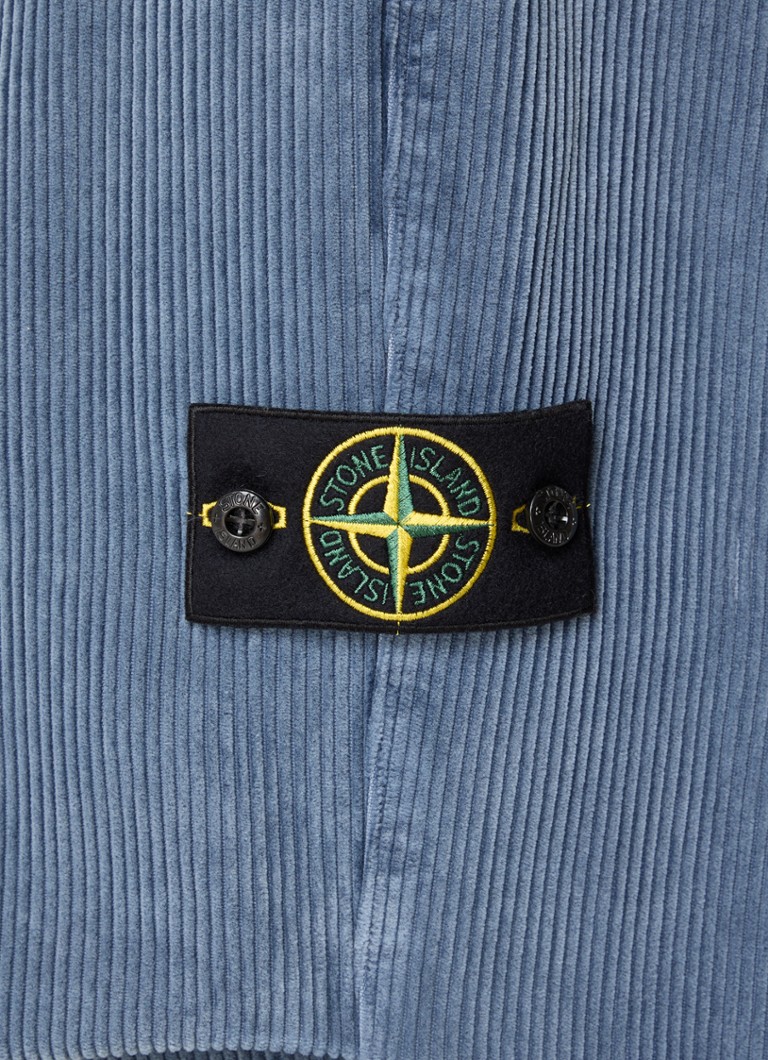 Pantaloni Stone Island 30506 cu logo tapered