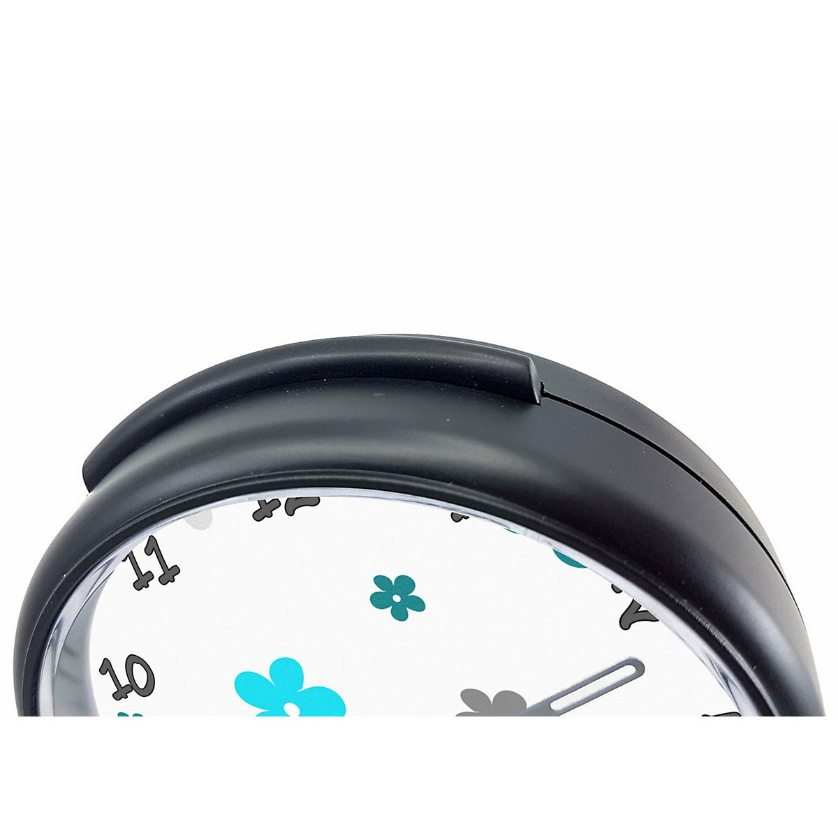 Kinder Funkwecker personalisiert mit Namen Blume Atom-/Funkuhr, 12-Stunden-Anzeigeformat, Schlummerfunktion, Nachtlicht, Geräuschlos/Ohne Ticken