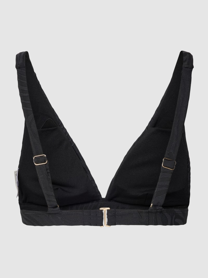 Bikini-Oberteil in Triangel-Form Modell 'AMY' in schwarz