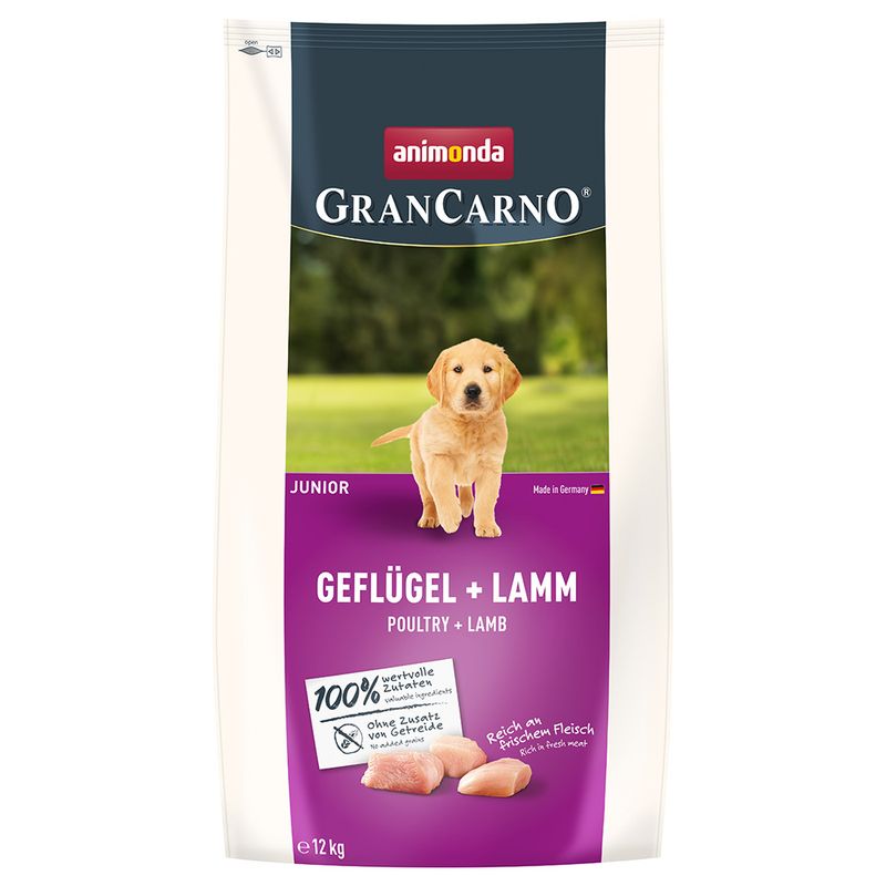 animonda GranCarno Junior Geflügel + Lamm