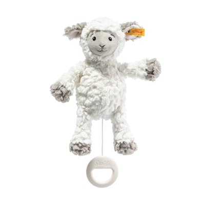 Soft Cuddly Friends Lita Lamm Spieluhr, 26 cm, weiß