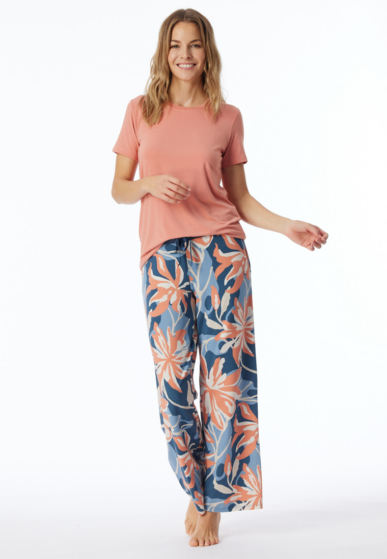 Hose lang Blumen multicolor - Mix+Relax