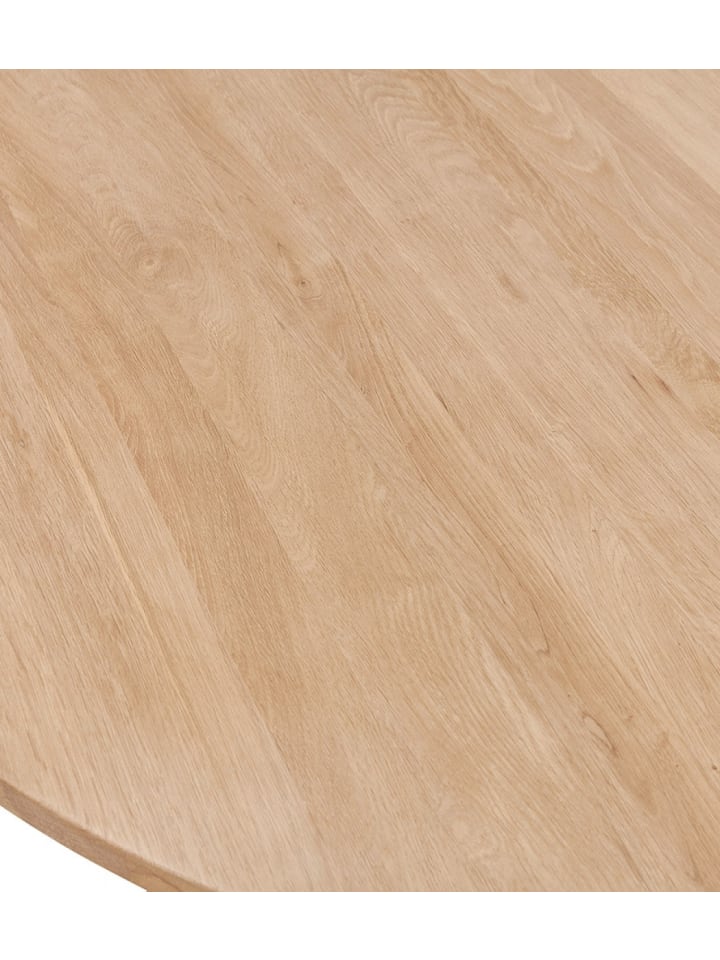 KADIMA DESIGN Runder Esstisch aus Massiveiche mit X-Fuß | Natur Beige in Beige günstig kaufen onesize