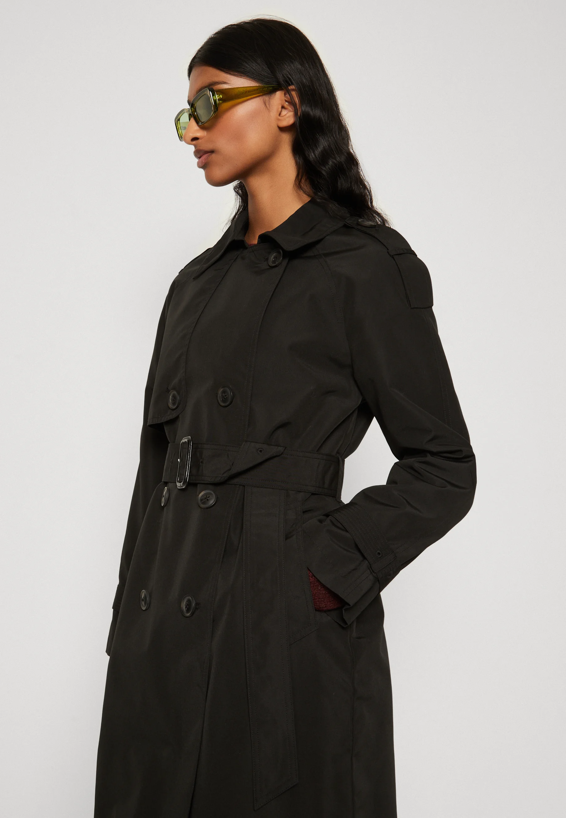 Vero Moda Petite VMRAMONNA LONG PETITE - Gabardina