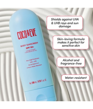 Coco & Eve Suncare Body Sunscreen SPF 50 Sonnencreme-200 ml