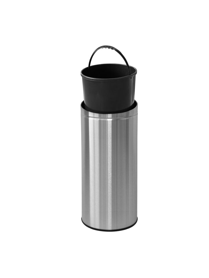 Echtwerk Edelstahl Abfalleimer mit Sensor 42 l in Silber günstig kaufen onesize
