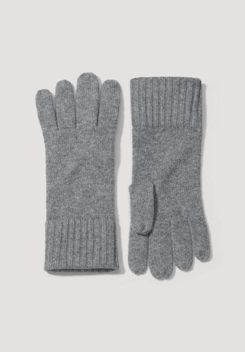 Fingerhandschuhe aus Schurwolle mit Kaschmir