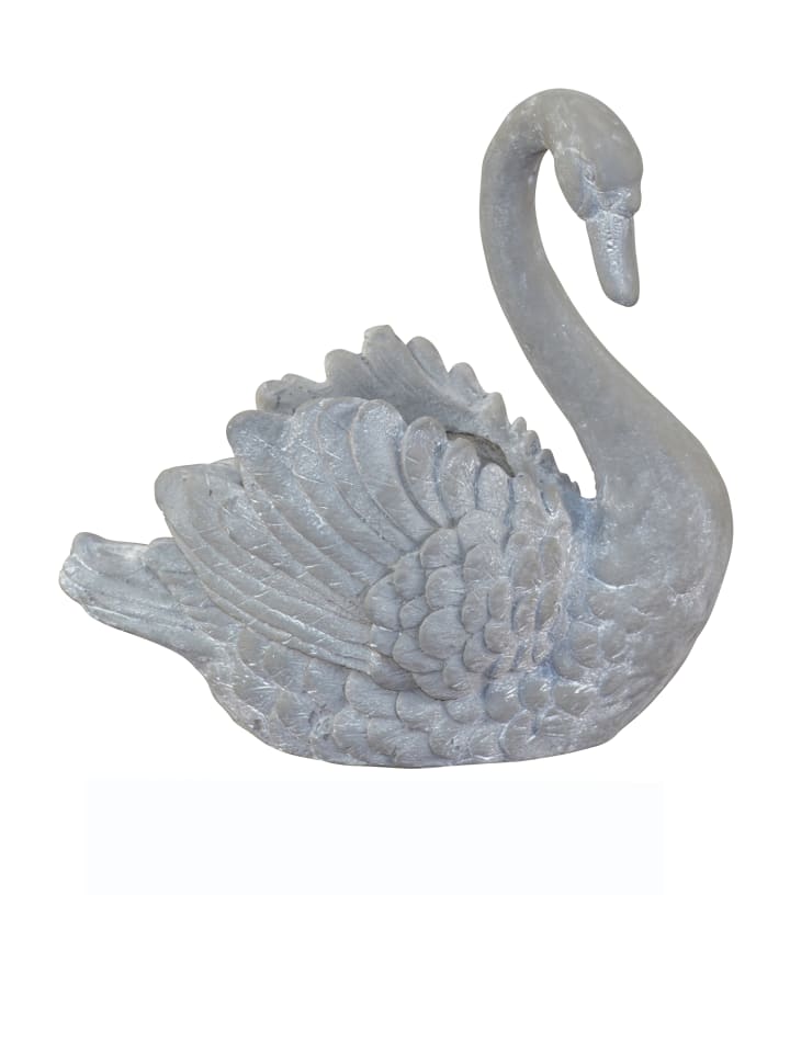 möbel-direkt Pflanzgefäß Schwan in grau günstig kaufen 1 Stück