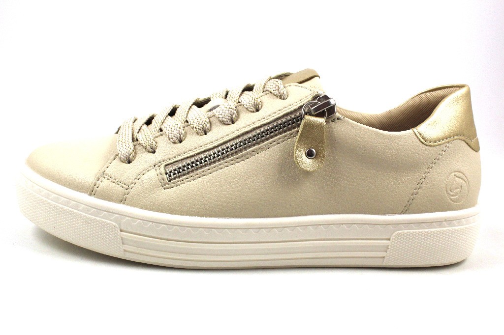 RIEKER Freizeit Schnürer beige