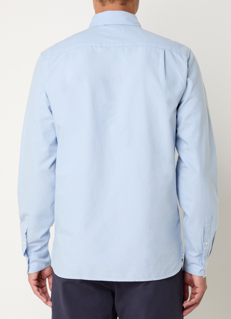 Fred Perry Oxford regulāra piegriezuma krekls ar krūšu kabatu un logotipu