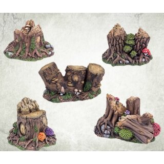 Dark Forest Tree Stumps (5)