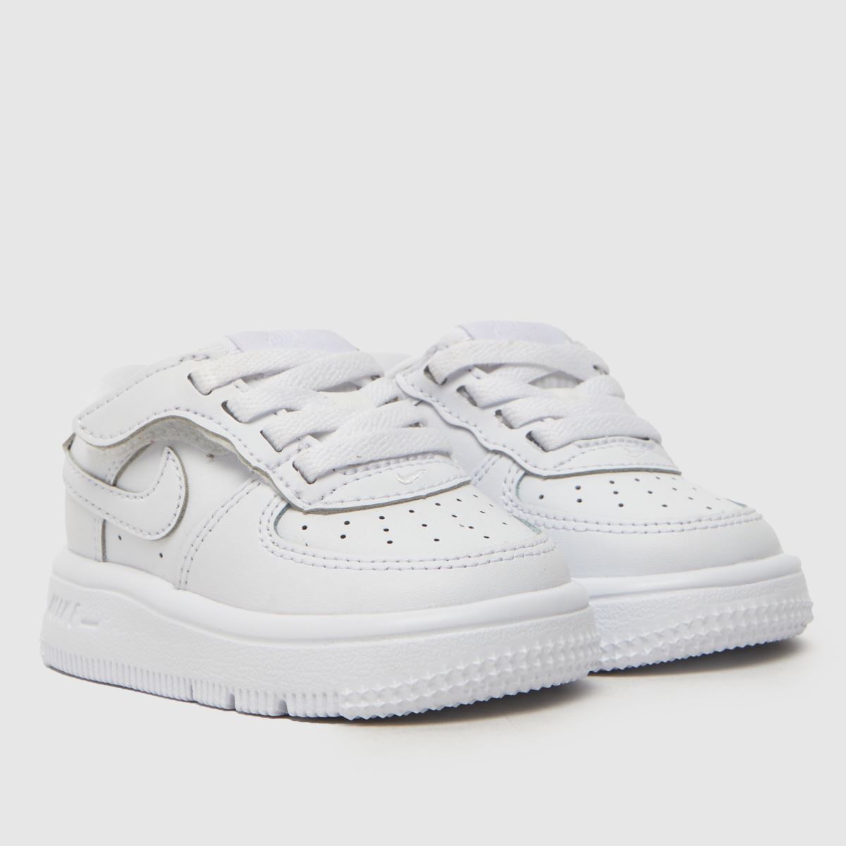 Nike vita Force 1 låga lättåtkomliga småbarnssneakers
