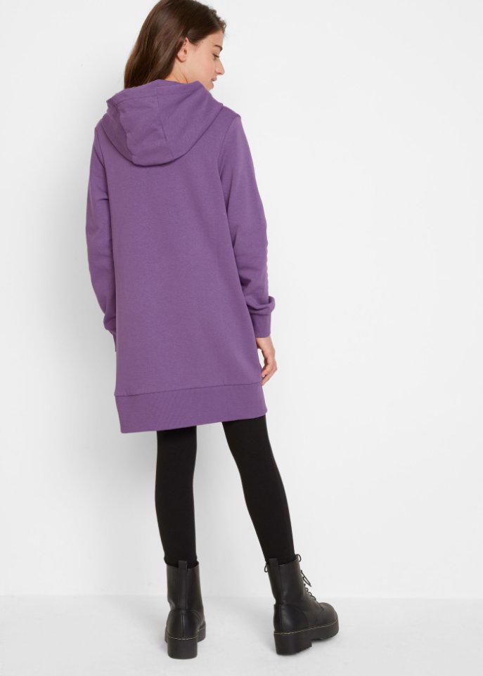 Mädchen Sweatkleid mit Wendepailletten