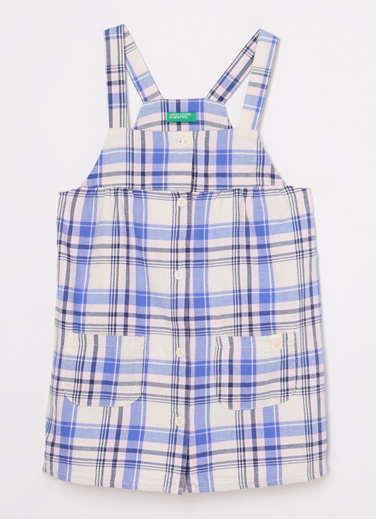 Benetton  Jurk met ruitdessin