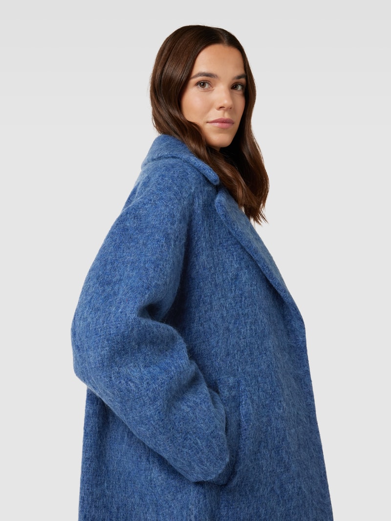 Mantel mit Reverskragen Modell 'PEPLI' in blau