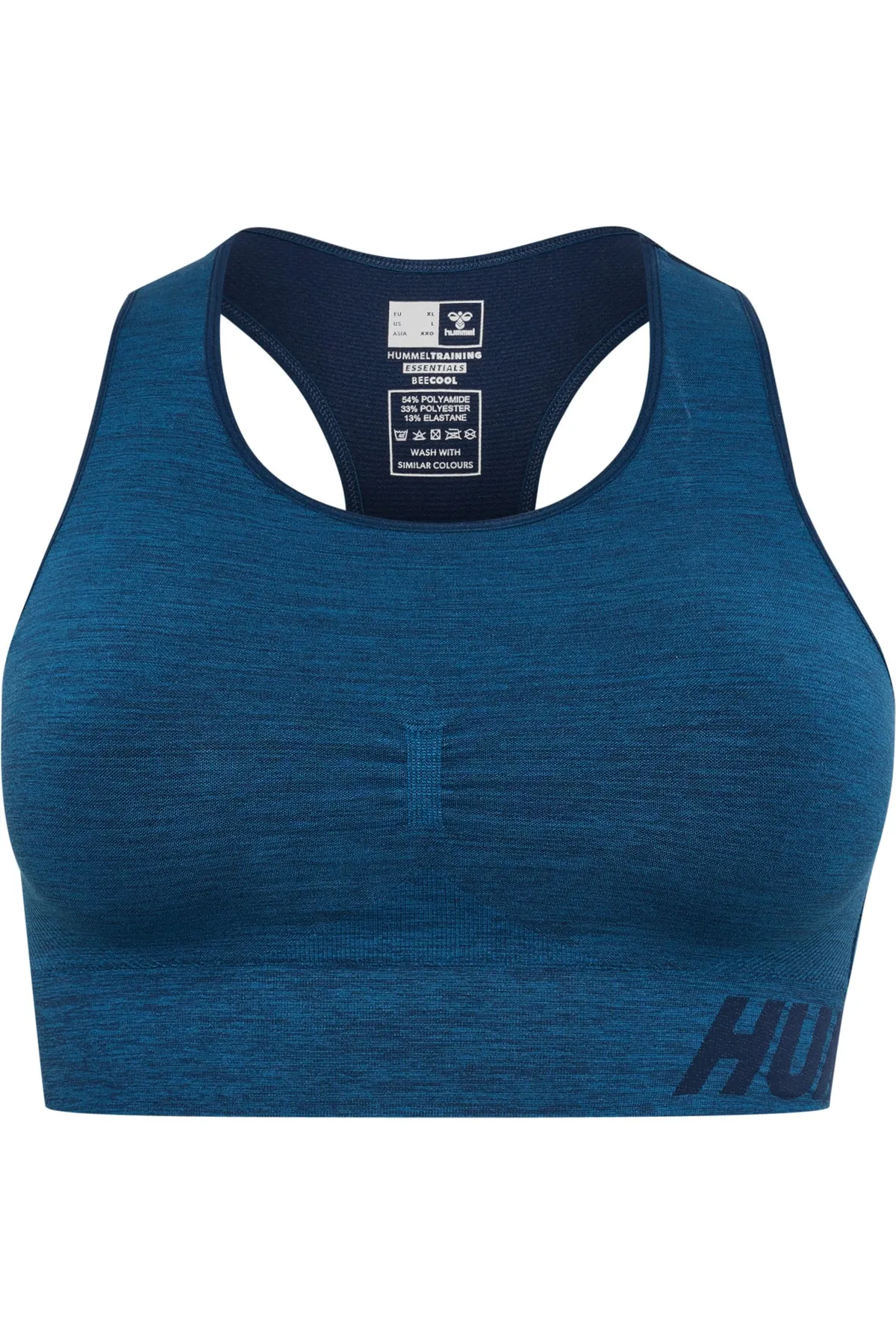hummel  Sport-BH - Blau - Lizenzartikel