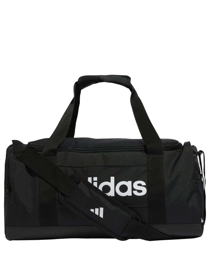 adidas Linear - Sporttasche S 45 cm (purplerub/black) in schwarz weiß günstig kaufen onesize