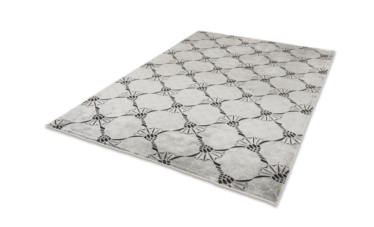 Joop! Webteppich Cornflower Double Silber 170 x 240 cm