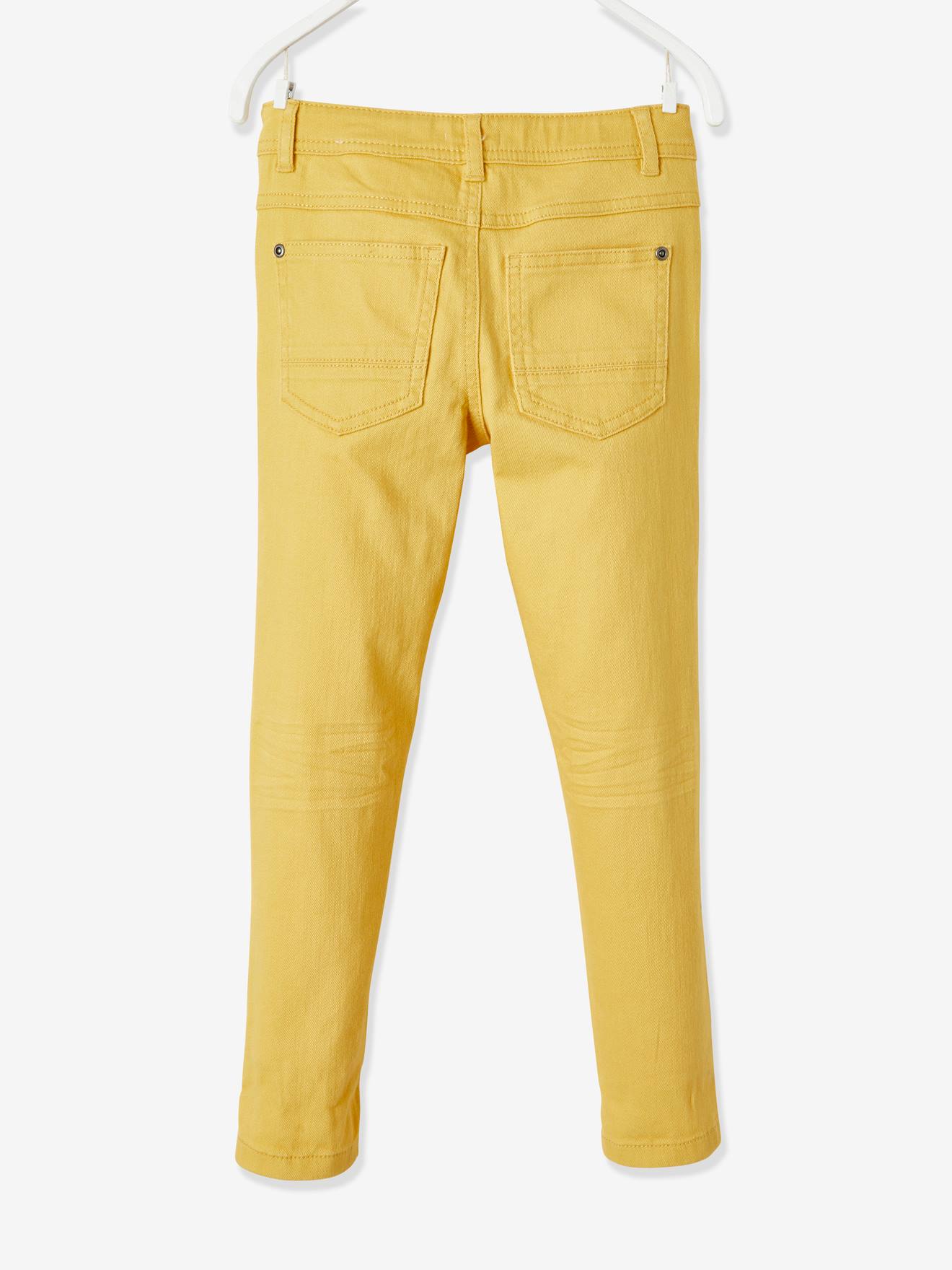 Pantalon slim MorphologiK tour de hanches FIN garçon jaune