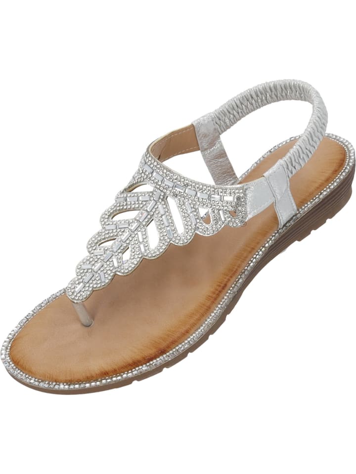 palado Riemchensandalen in silver shiny combi günstig kaufen