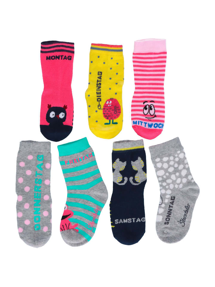 Sterntaler Socken 7er-Box Wochentage in rosafarbig günstig kaufen 22