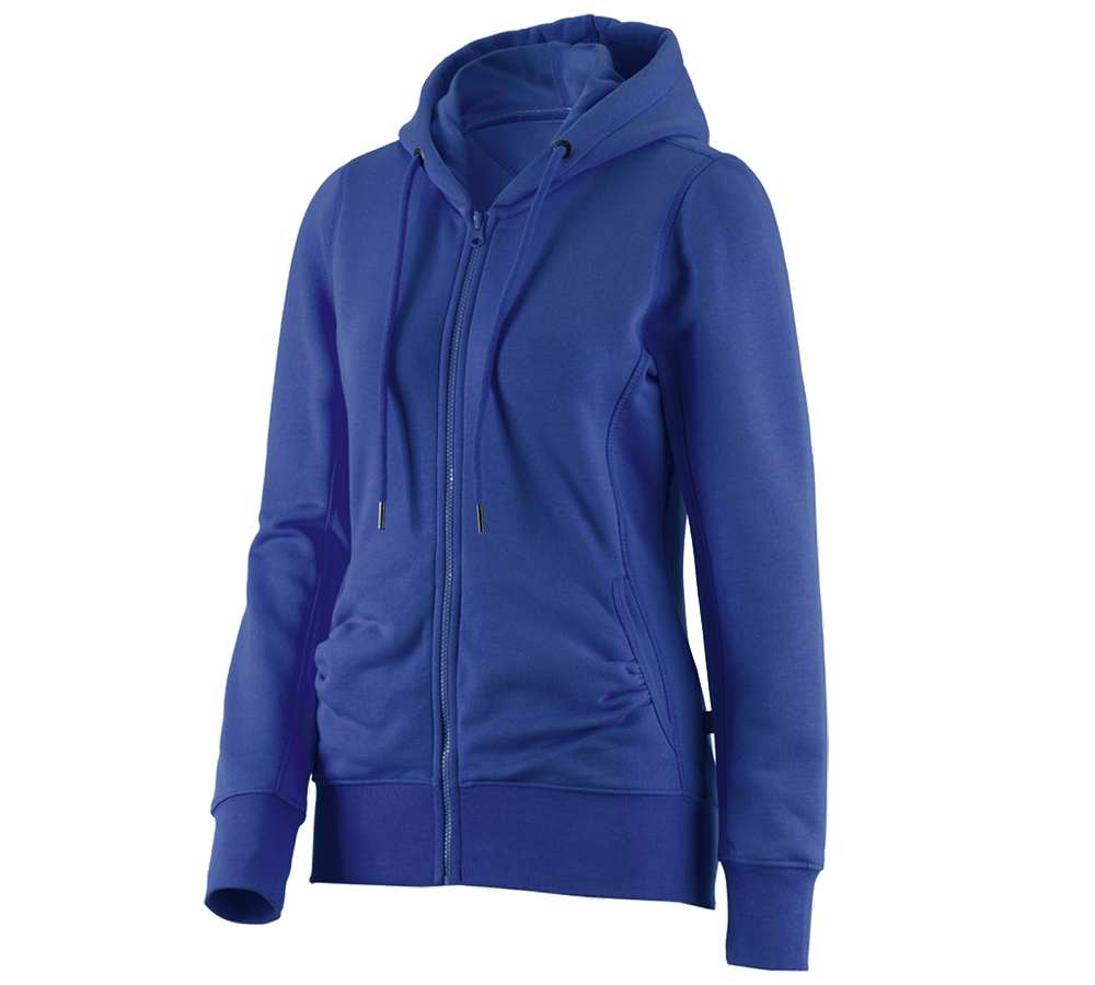 e.s. Hoody-Sweatjacke poly cotton, Damen