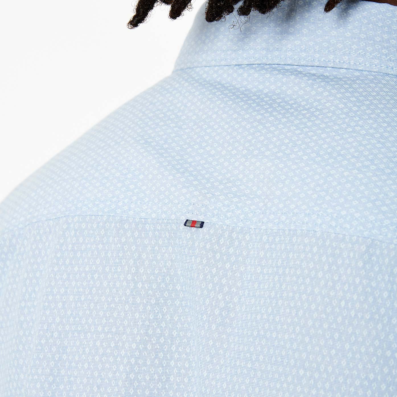 MEYER  Chemise bleu clair Homme en 100% coton