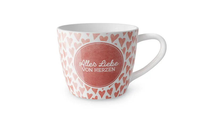 Geschenk für Dich Maxibecher Alles Liebe von Herzen