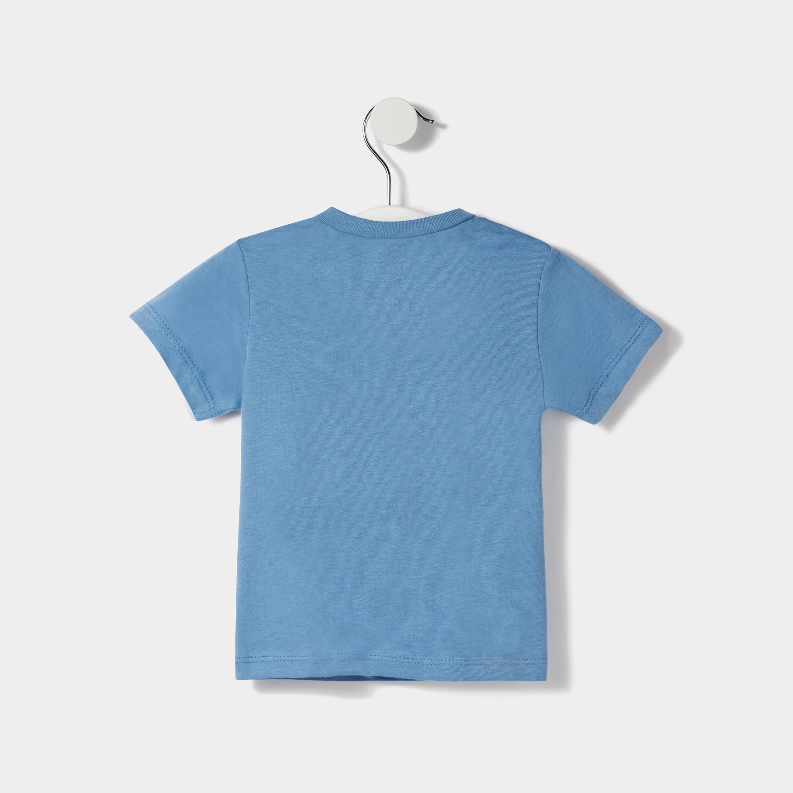 T-shirt manches courtes bleu bébé garçon | La Halle
