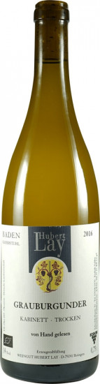 2021 Grauburgunder Gutswein trocken Bio - BIO Weingut Lay