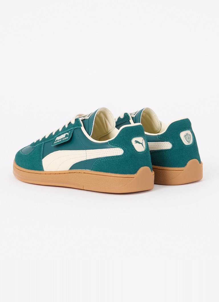 Pantofi sport Puma Super Team Suede cu detalii din piele