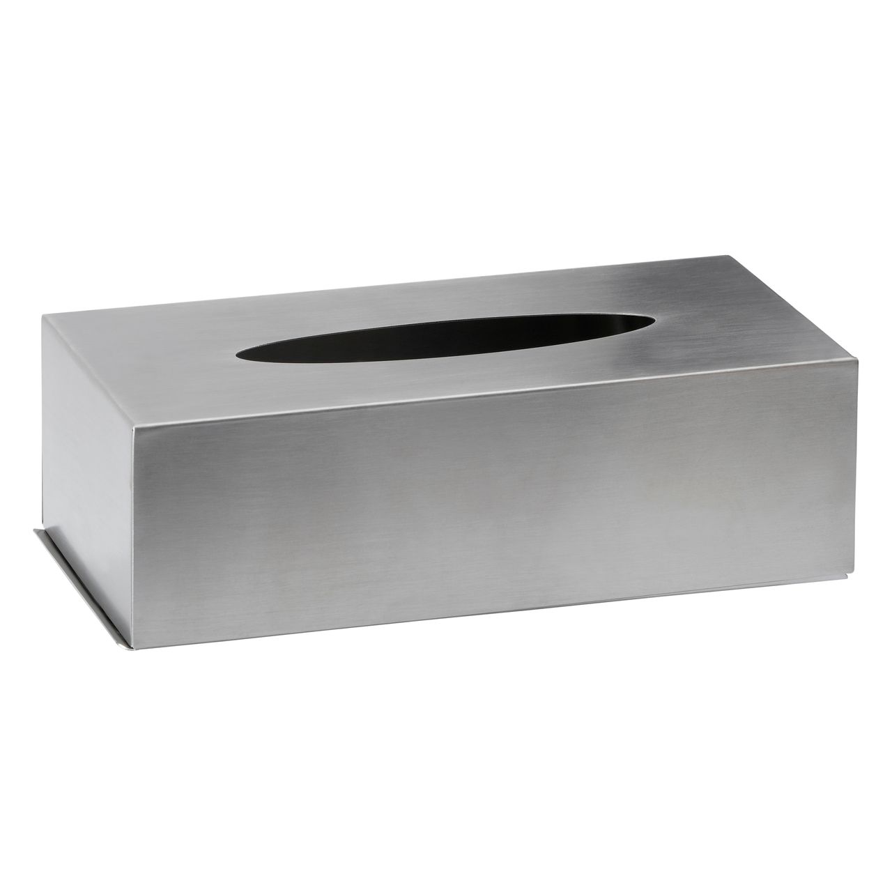 Weles AMARE Kosmetiktücherbox aus Edelstahl, Bad Aufbewahrung, Taschentuchspender, Kosmetiktuchspender, ca. 24 x 12 x 7
