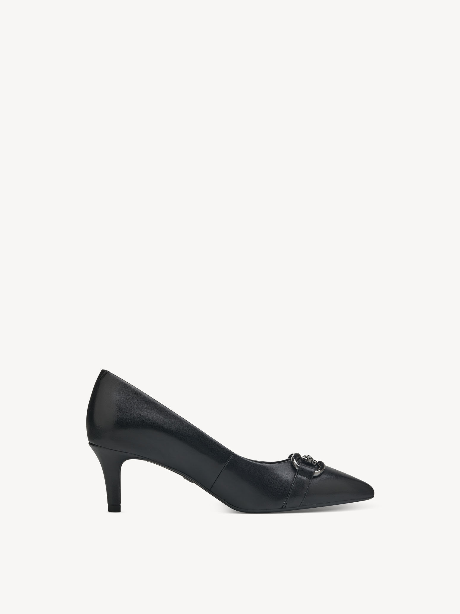 Escarpin en cuir - noir