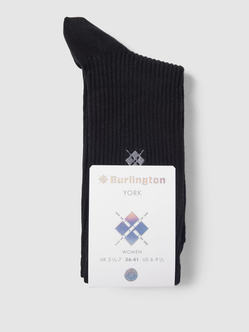 Socken mit Label-Details in schwarz