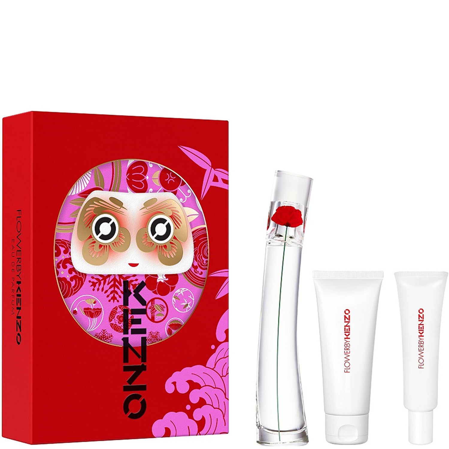 Kenzo Flower By Kenzo Coffret Eau de Parfum 50 ml + Lait Corps 75 ml + Crème Mains 20 ml