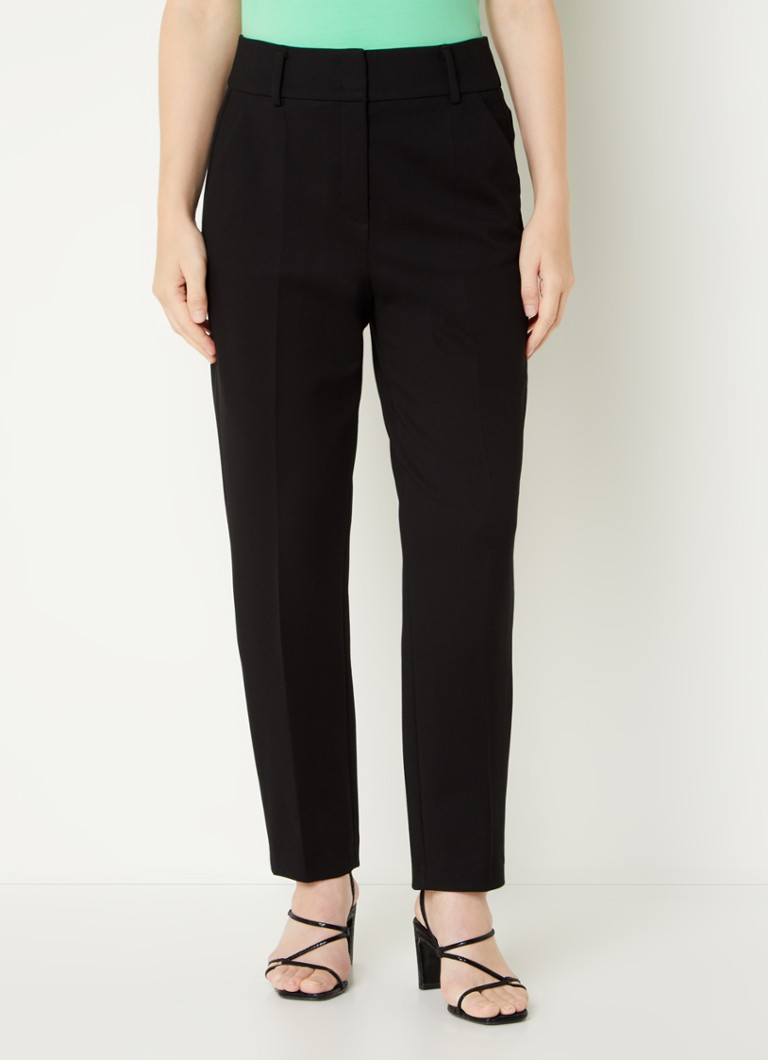 Pantaloni slim fit a vita alta con tasche laterali Claudia Sträter Punto