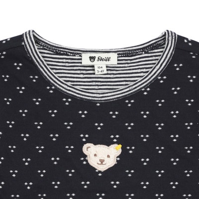 T-Shirt langarm, dunkelblau für Mädchen