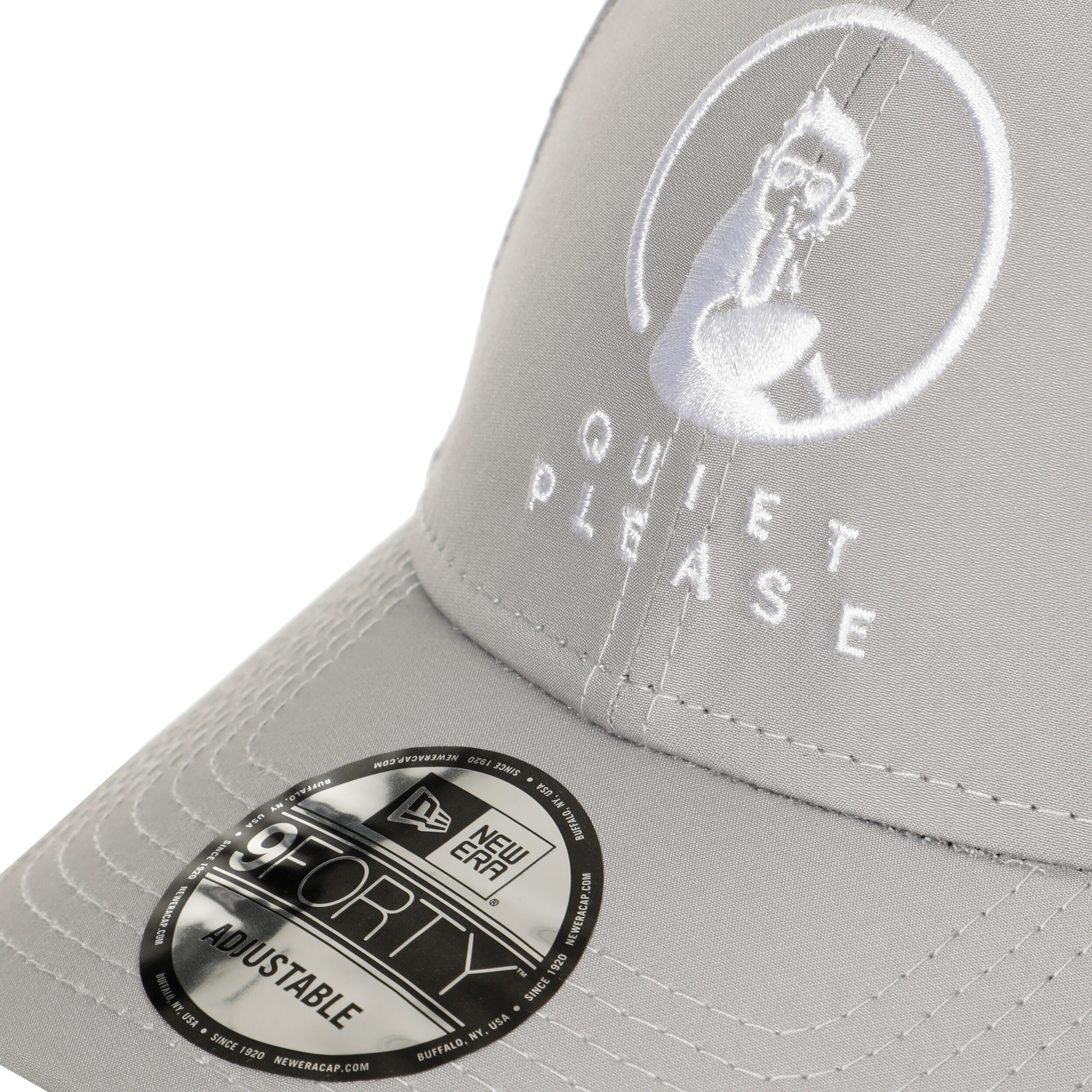 New Era Core 9 Forty Cap - Grau, Weiß