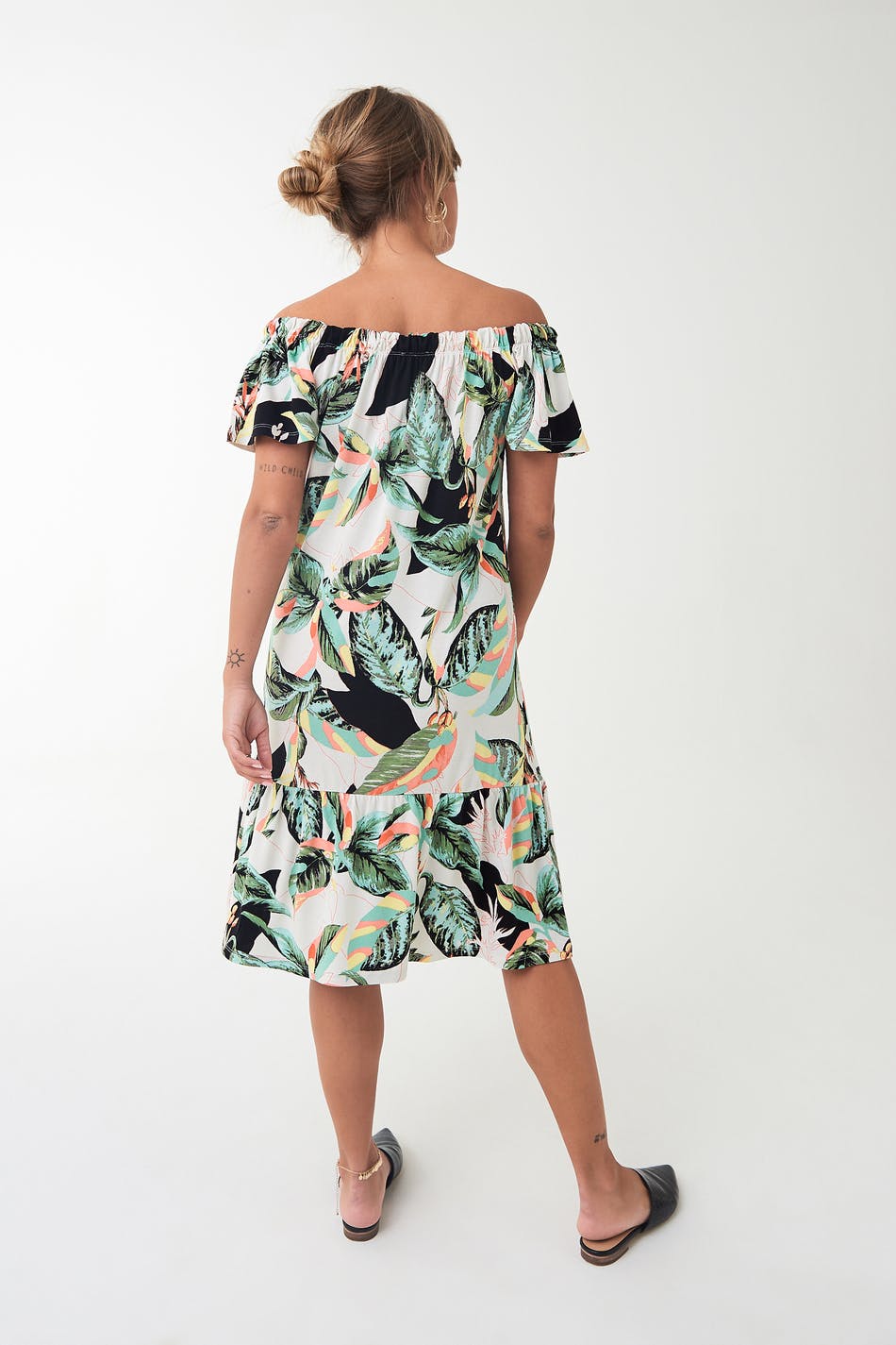 Lykke off shoulder dress