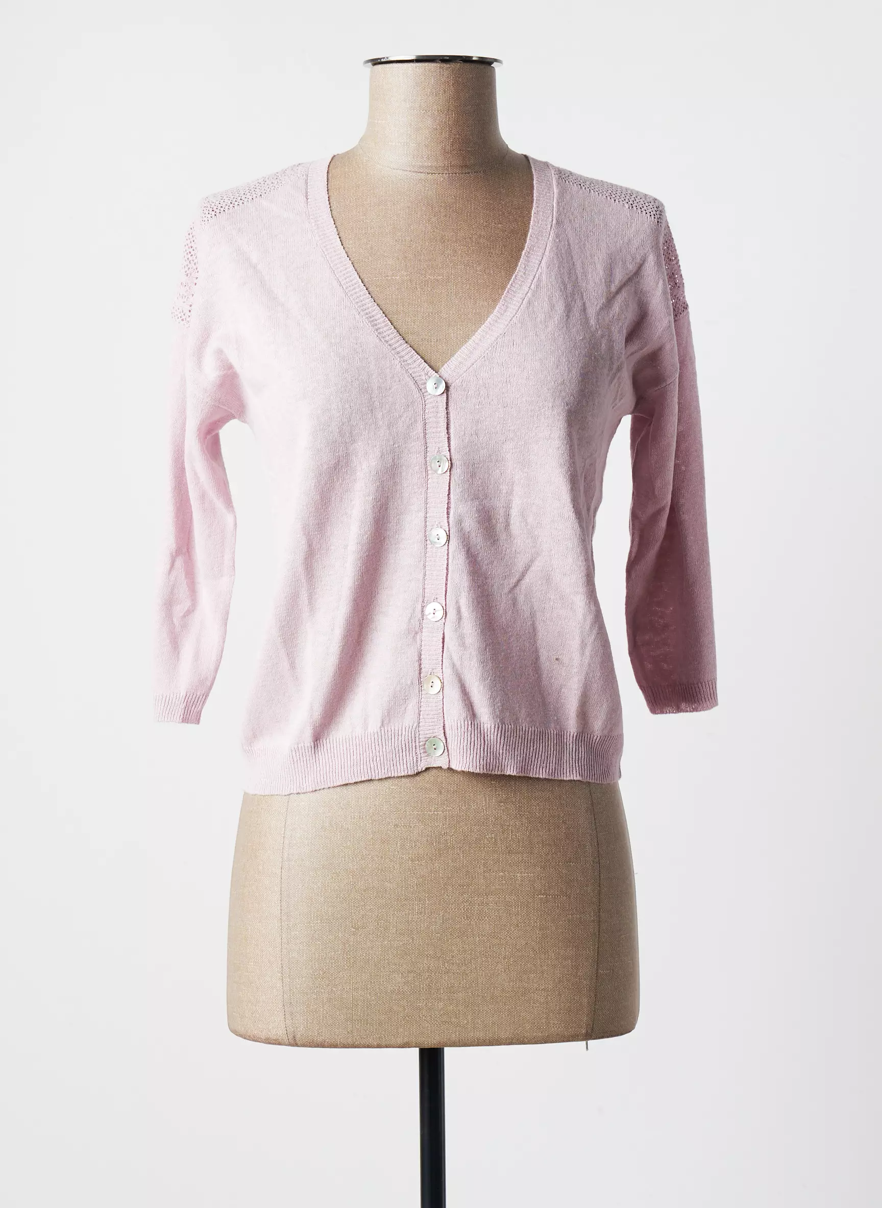 Indi Cold Cardigans Femme couleur rose