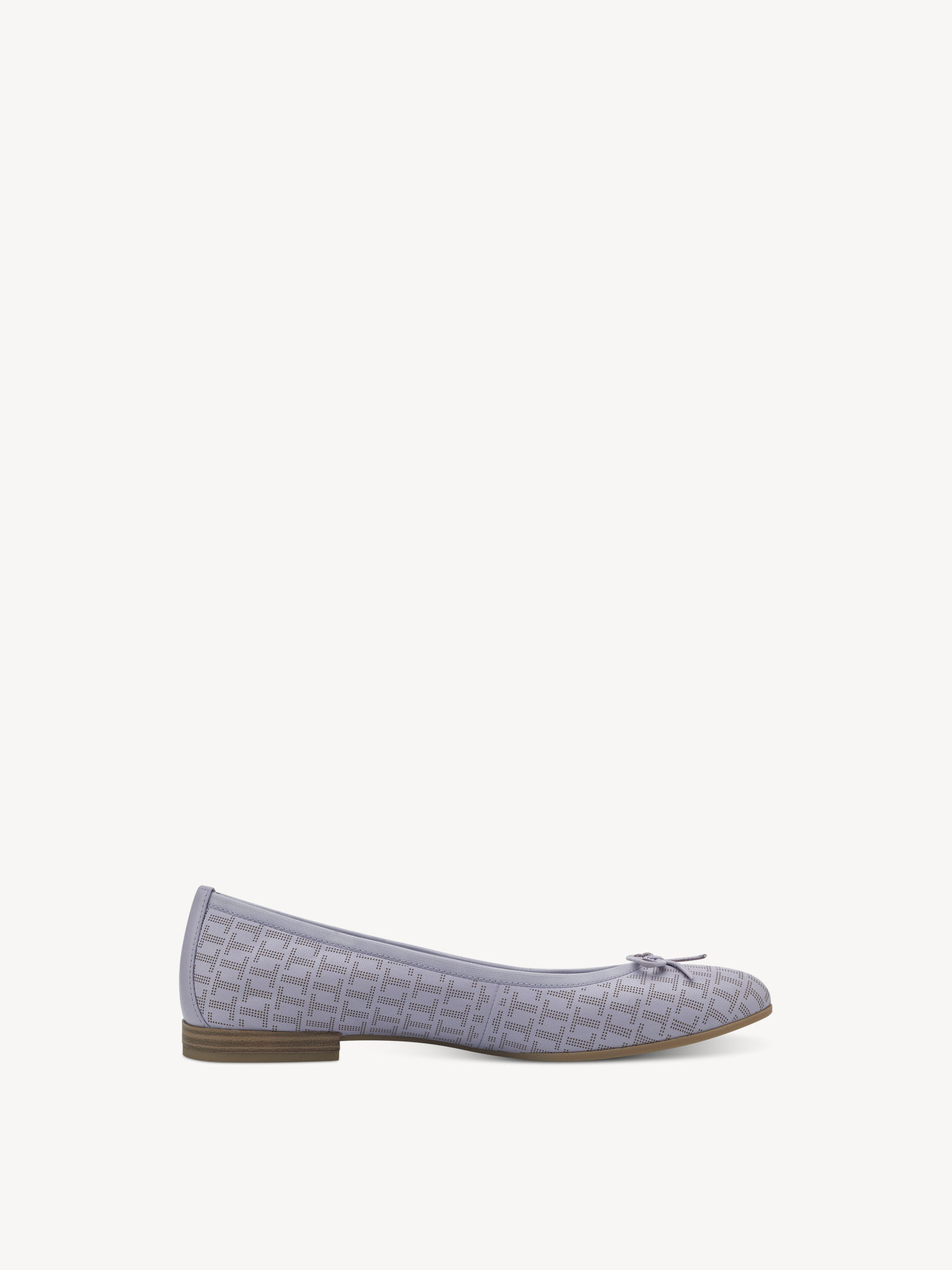 Ballerine en cuir - mauve