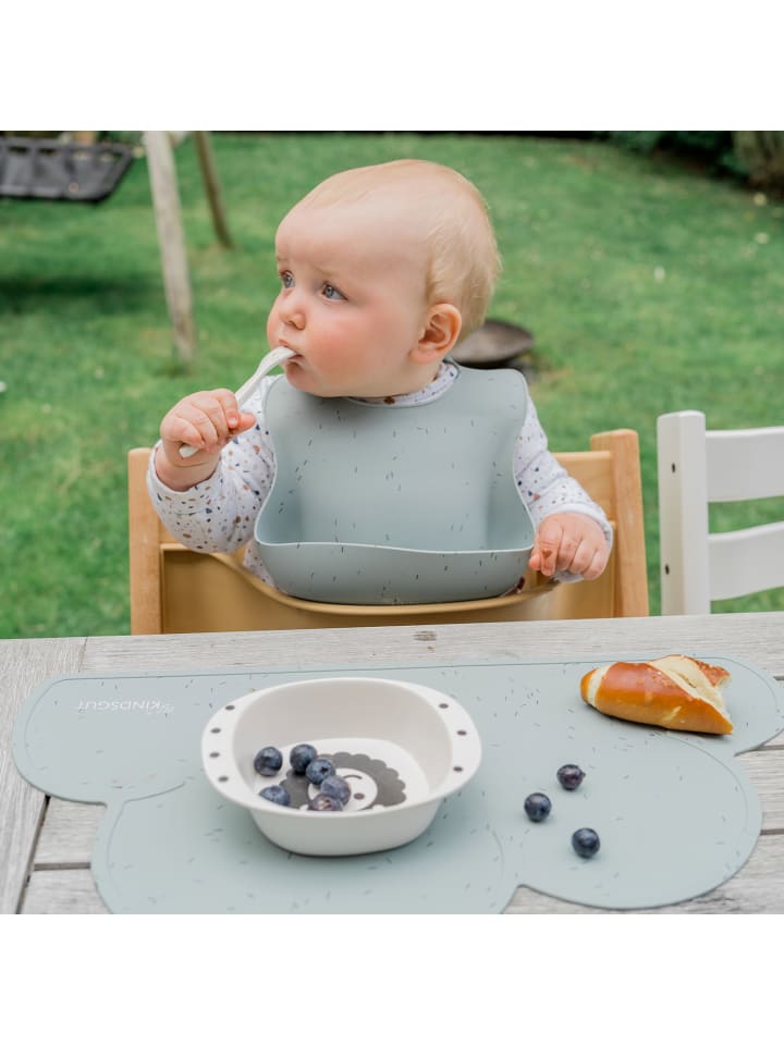 Kindsgut  Silikonlätzchen in Aquamarin mit Streusel günstig kaufen onesize